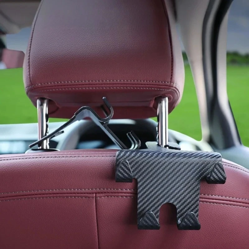 

Car Interior Storage Hook - Seat Headrest Multi-purpose Hook, ABS Phone Holder Bracket, Interior Accessories