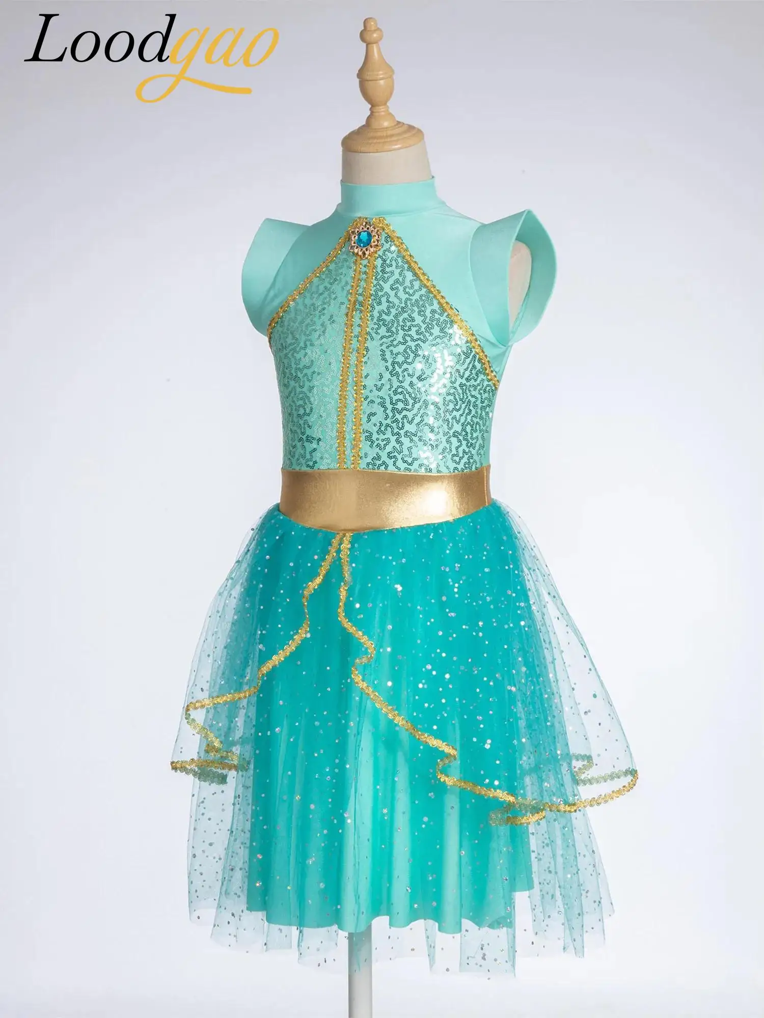 

Girls Halloween Costumes Cosplay Arabian Princess Fancy Dress Outfit Indian Dance Festival Party Oriental Role Play Costume