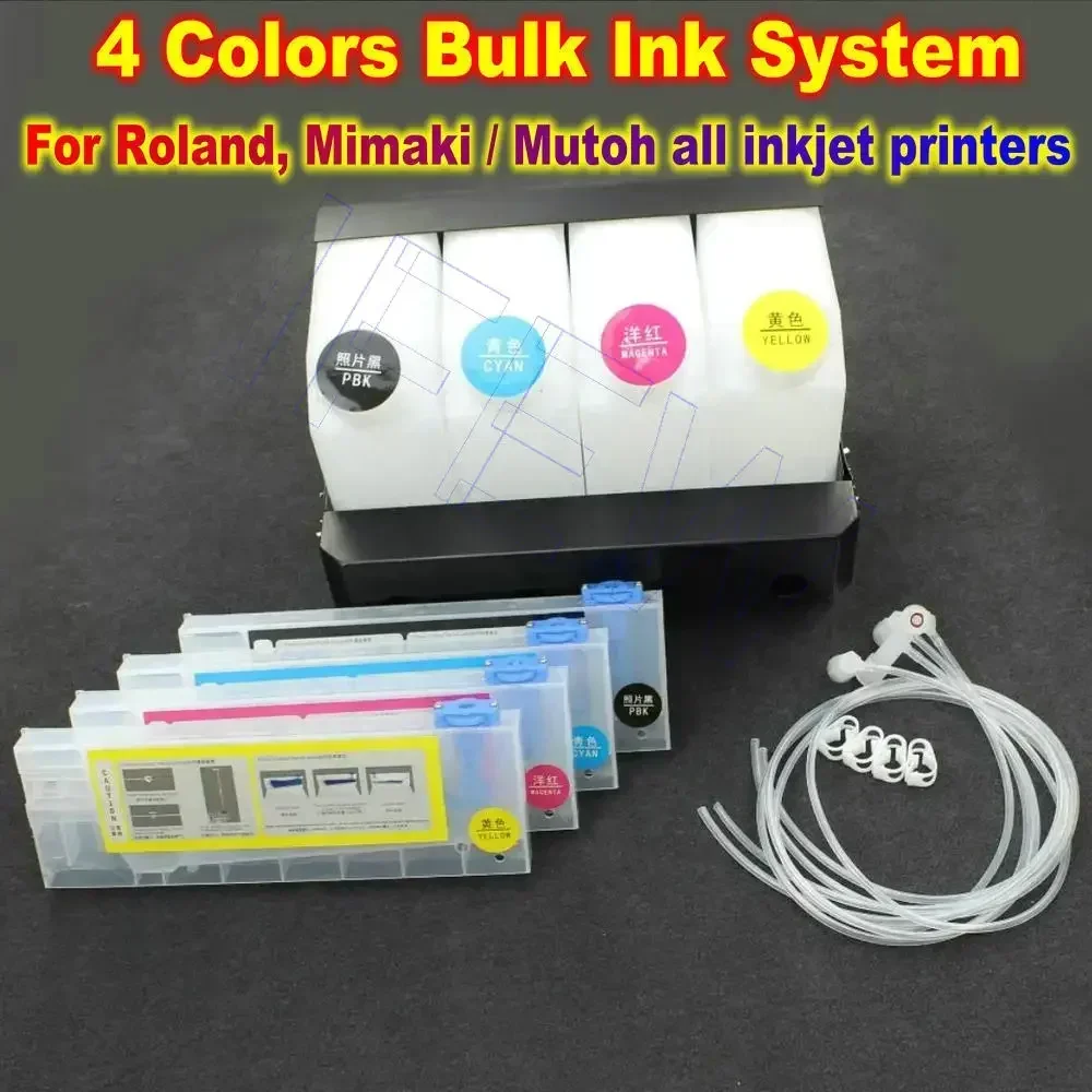 Bn20 Roland Cartridge Bulk Ink System Refill Ink Kit Ciss for Mimaki JV33 CJV30 JV5 JV4 BN20 XJ640 XJ740 RS640 RA640 Mutoh RJ900