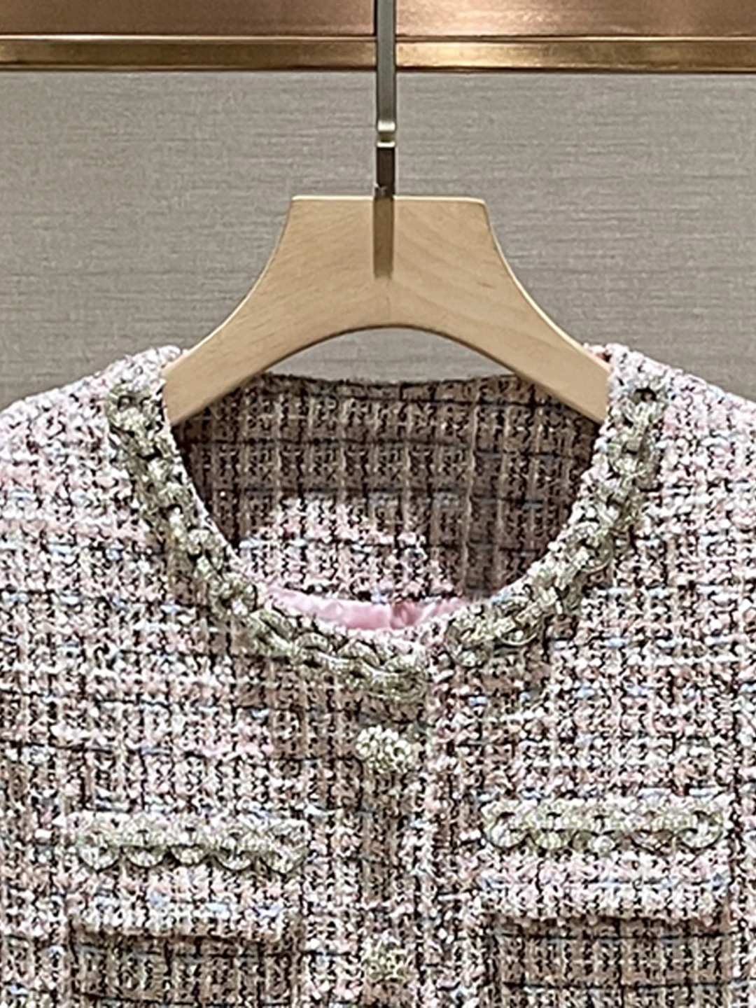 여성용 단추 하나 라운드 넥 롱 슬리브 울 코트, 비반복 럭셔리 패션 가을 신상품