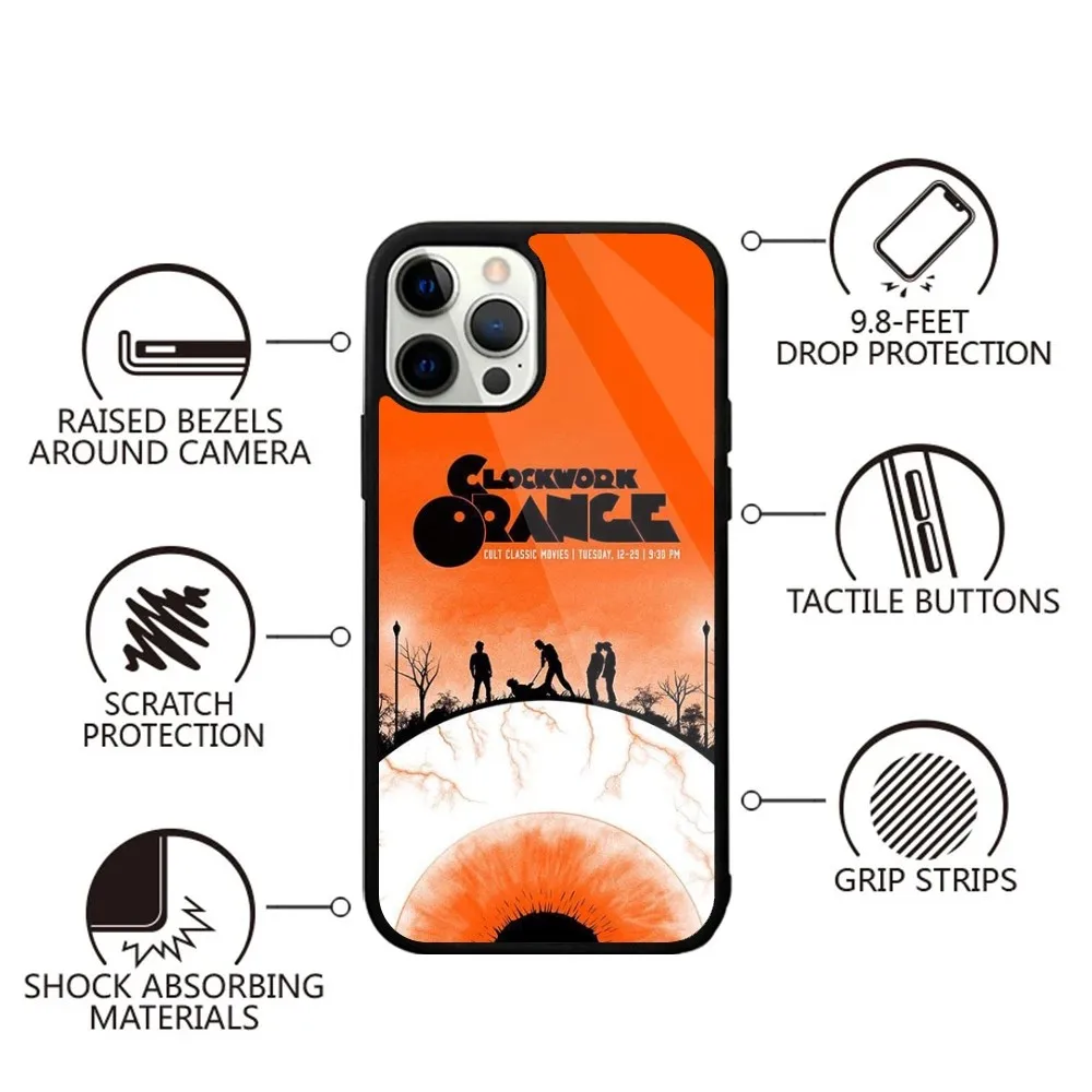 A C-Clockwork O-Orange Movie Phone Case Strong Magnetic For IPhone 15,14,13,Pro,Max,Plus, For Magsafe Wireless Charging image 6