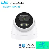 IMX335 2K 5MP IP Camera Audio Outdoor POE H.265 Metal Bullet CCTV Home iMX307 3MP Color Night Vision Face Security Camera