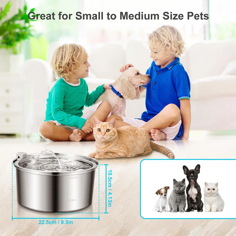 Portable USB Charge Smart Pet Water Dispenser Eco-Friendly Electric Power Source Small & Safe Bottle Shape Dog Water Fountain