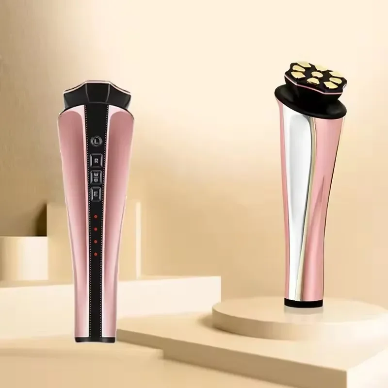 Przenośne urządzenie do liftingu twarzy EMS, masażer RF do twarzy i okolic oczu, mikroprądowy przyrząd do odmładzania skóry, urządzenie kosmetyczne LED przeciwstarzeniowe.