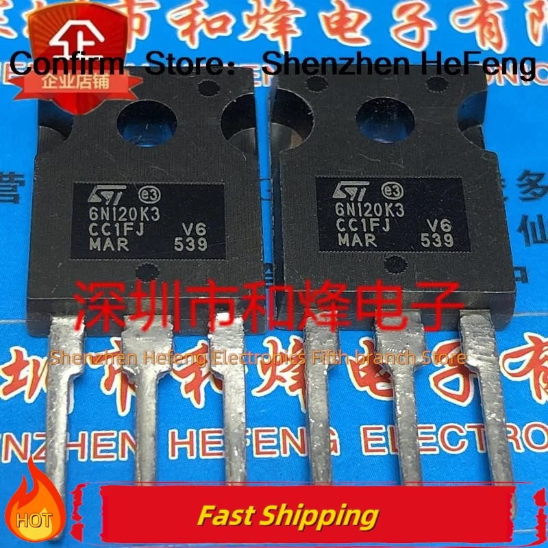 5PCS-10PCS 6N120K3 STW6N120K3  MOSTO-247 1200V 6A NEW AND ORIGINAL  Quality Can Be Purchased