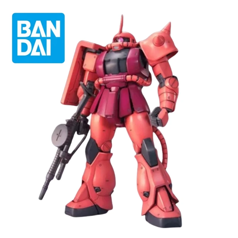 

Genuine Bandai Gundam Anime MG 1/100 CHAR S ZAKU 2.0 Mobile Suit Assembled Model Figures Movable Doll Gifts Decoration Children