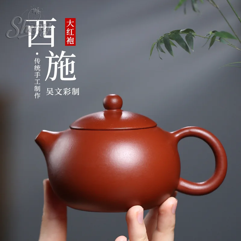 

Purple Clay Teapot Dahongpao Xishi Purple Clay Pot Handmade Tea Set Gifts Kung Fu Tea Set