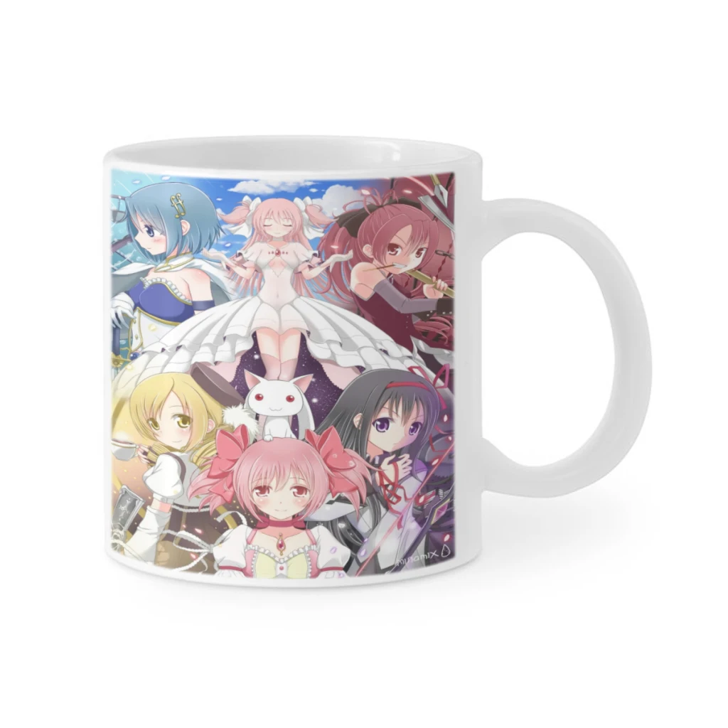 Puella Magi Madoka Magica Ceramics Coffee Mugs Tea Cup Milk Cups Gifts Drinkware Coffeeware