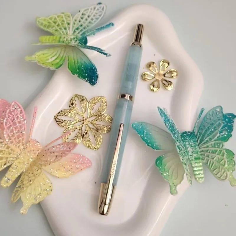 

2026 Jinhao Fountain Pen 0.38EF F 0.5 Sky Blue with Silver Cilp Office Supplies Calligraphy Pen Perfect for Beginners Learning