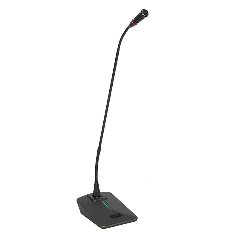Hot Sale LED Light Design X2 Low Noise Conference Meeting Wired Microphone 48V Phantom Power Needed