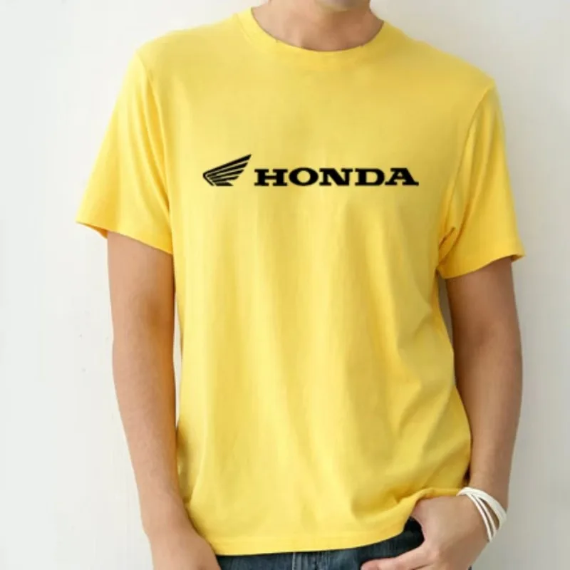 

Honda Racing Logo Street Ретро Мотоциклетная серия с принтом Свободный воротник с короткими рукавами Гоночный костюм в стиле хип-хоп на лето 2025 года Топ