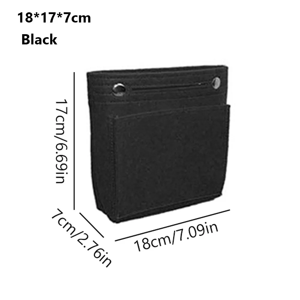 Simple Felt Handbag Insert Bag Bag Support Large Capacity Internal Bag Portable Storage Organization Purse Liner