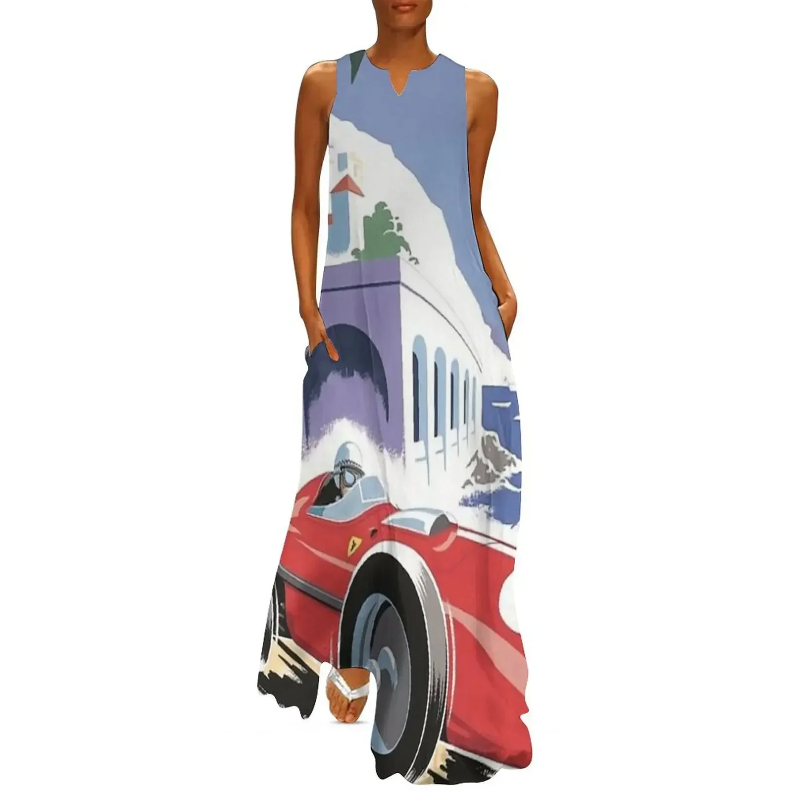 

Monaco Poster Long Dress women party dresses dress women's evening dresses Dress
