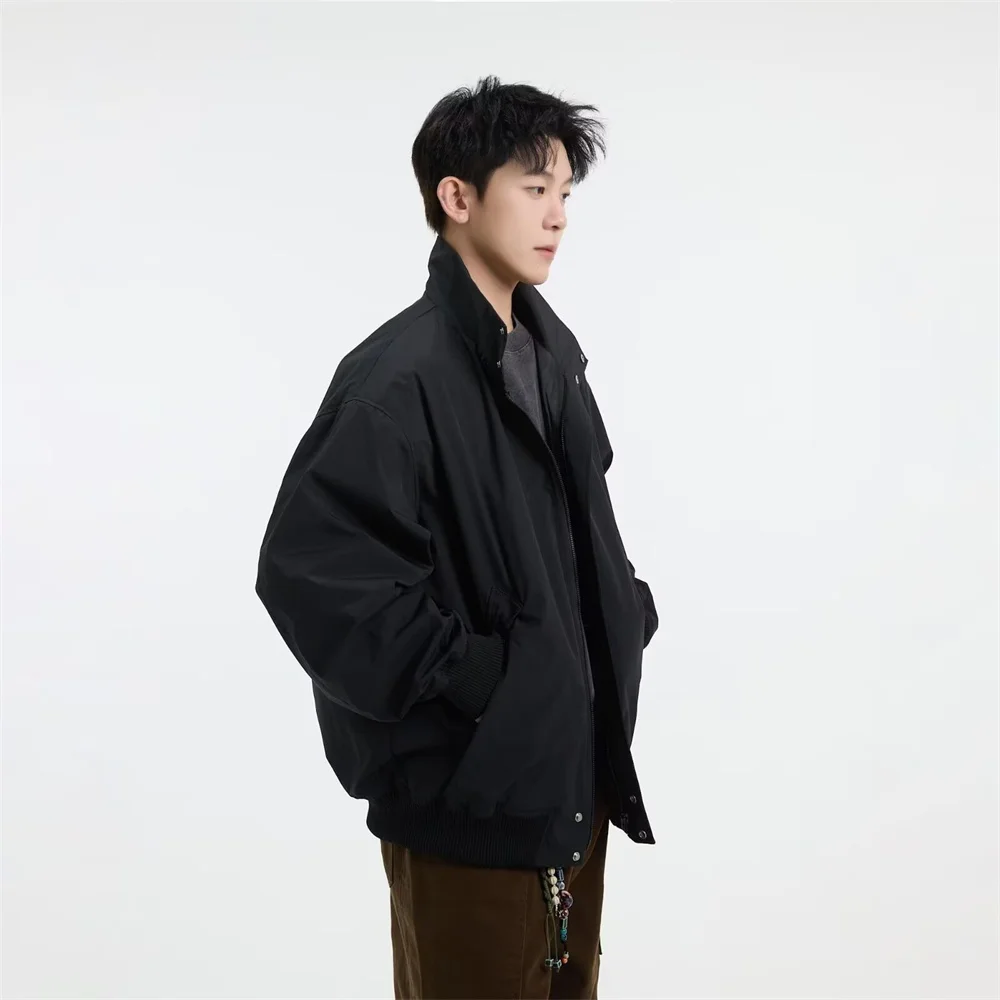 

Men's work jacket, a fashionable and trendy brand loose jacket coat, spring and autumn outdoor versatile casual lapel jacket