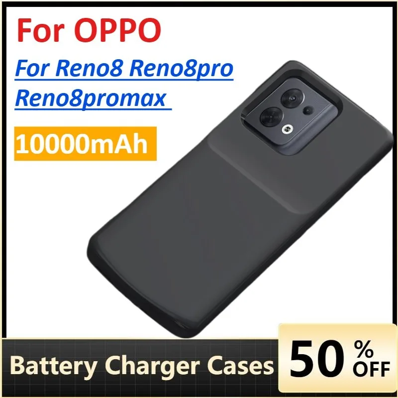 

Battery Charger Cases for OPPO Reno8 Reno8pro Reno8 promax Portable Power Bank Charging Charger Cover