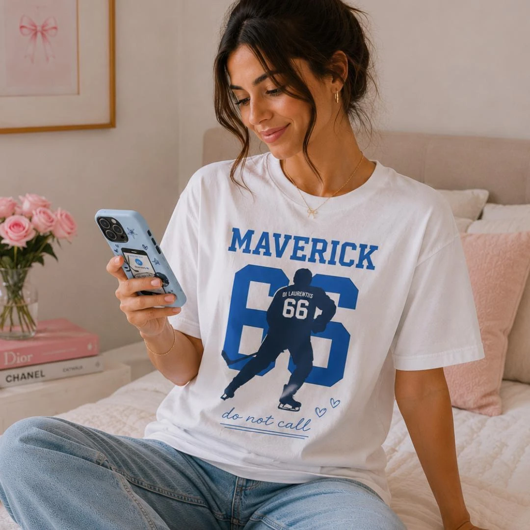 Maverick Off Campus Shirt Dean Di Laurentis T-shirt Off Campus Book Love 2026 Summer Men Women Cotton T-shirt Street Wear Y2K