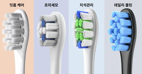오클린 Oclean 전동칫솔모 칫솔 헤드 전동칫솔리필모 오클린 전모델 호환가능