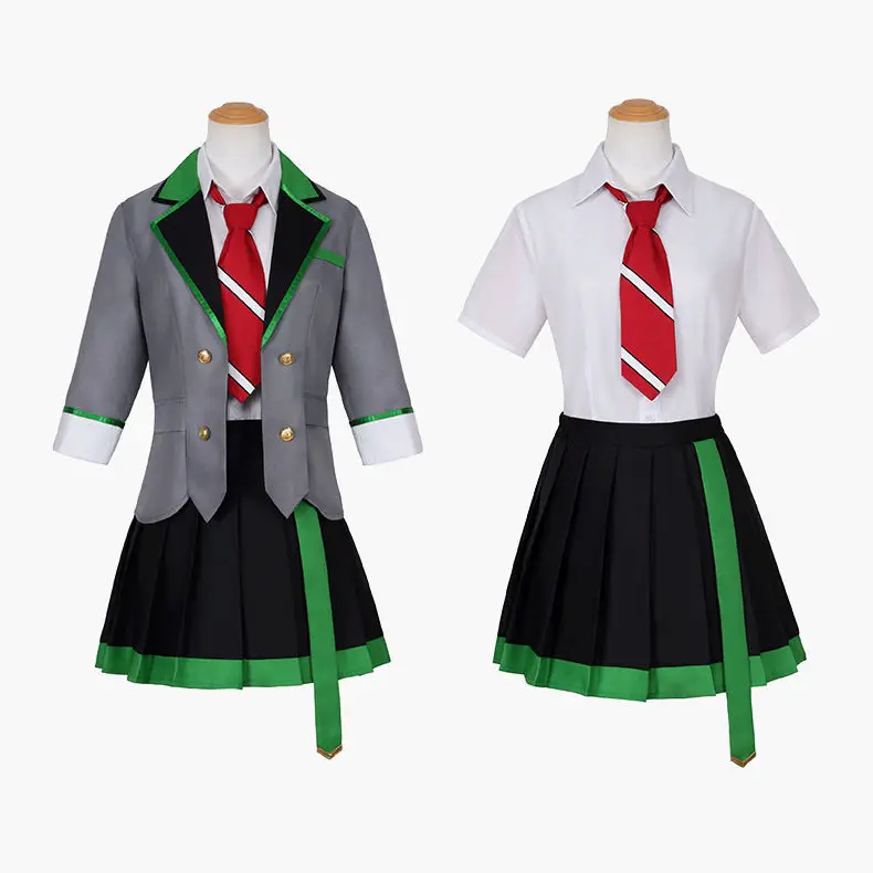 Leo/need Tenma Saki Cosplay School Outfit Wig Anime Pjsk Colorful Stage Costume Alloween Party Outifts for Women Customized