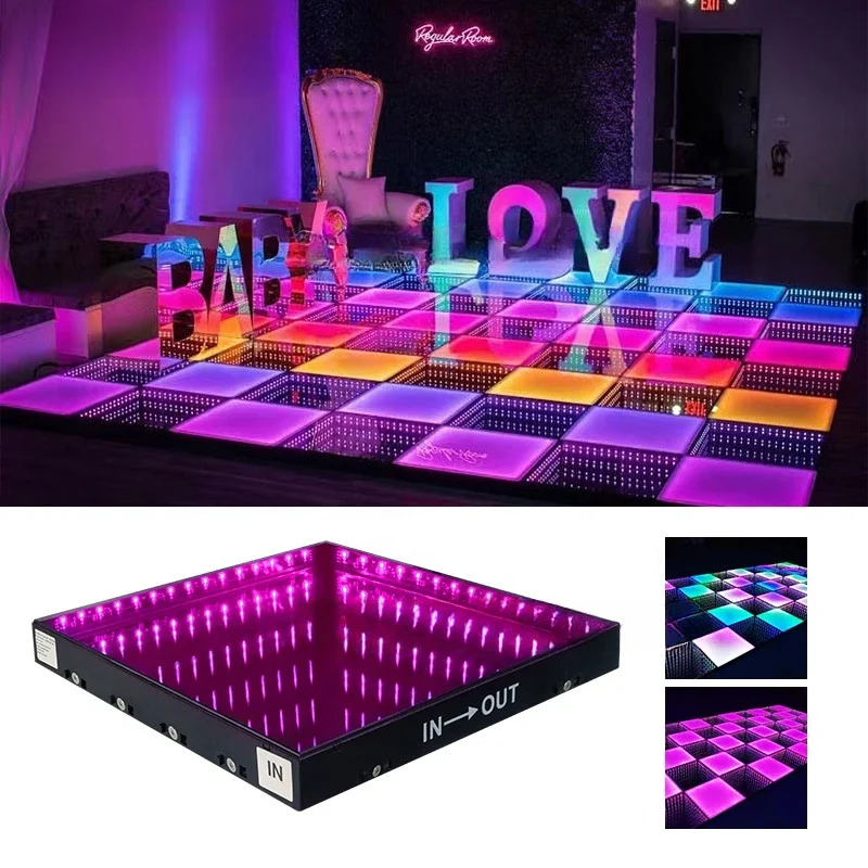 led para discotecas dance floor led colores pista de baile led magnetic