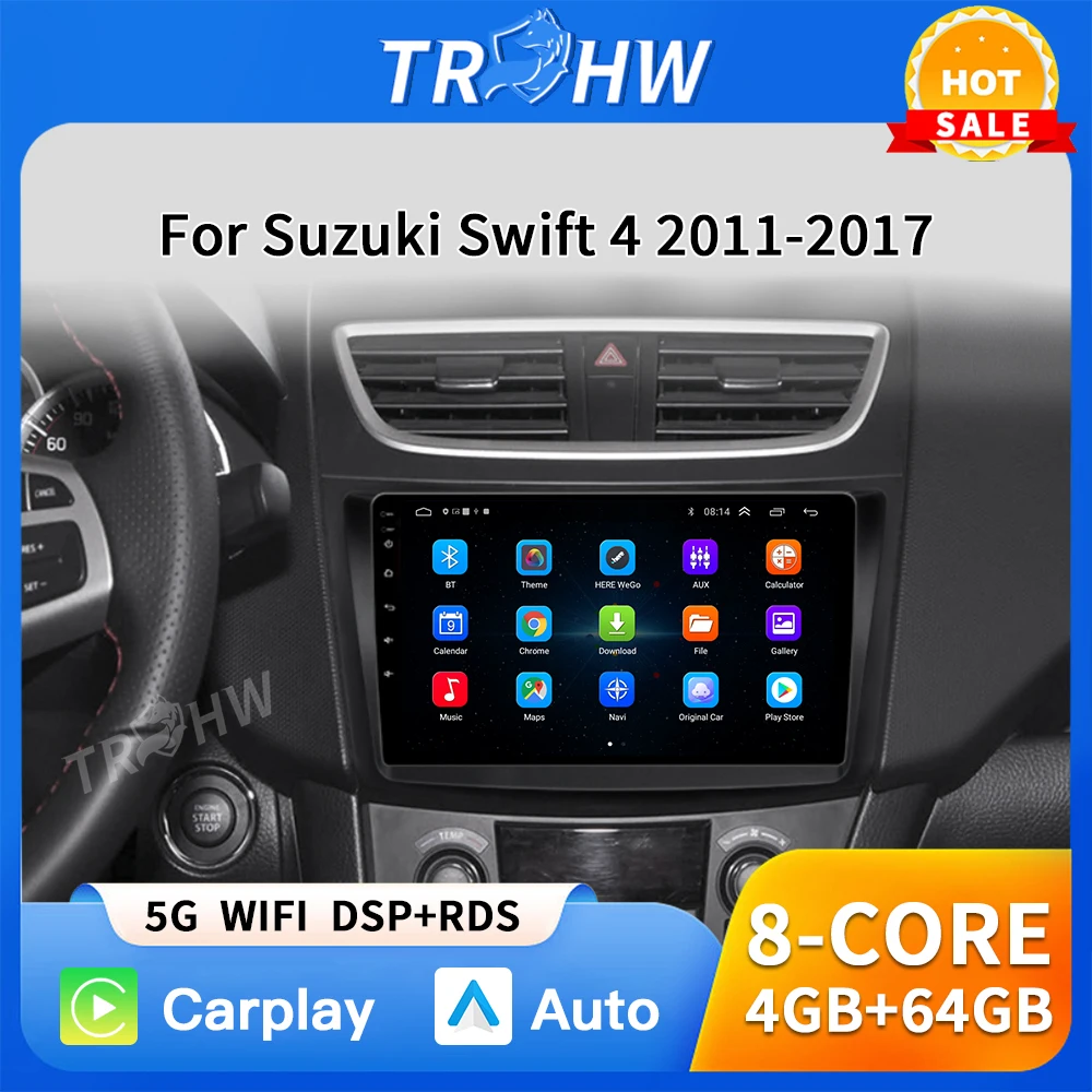 

Android 16 for Suzuki Swift 4 2011 - 2017 Qualcomm Car Multimedia Player Stereo GPS Navigation BT WIFI car accessories tools