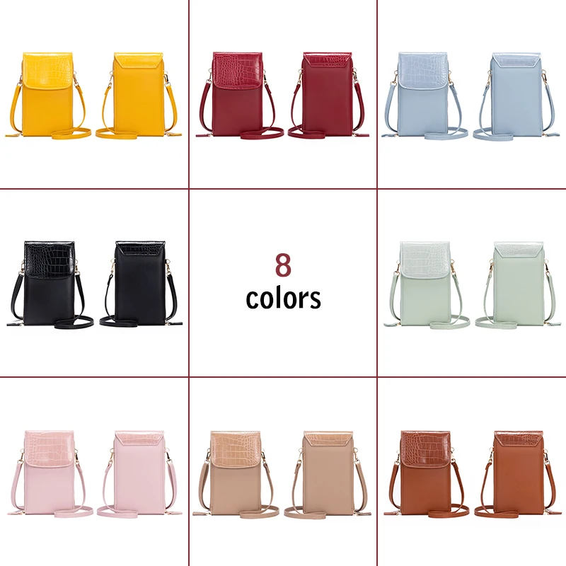 Summer Fresh Women's Mini Bag Fashion Simple Coin Card Holder Street Casual Women's Mobile Phone Storage Messenger Bag