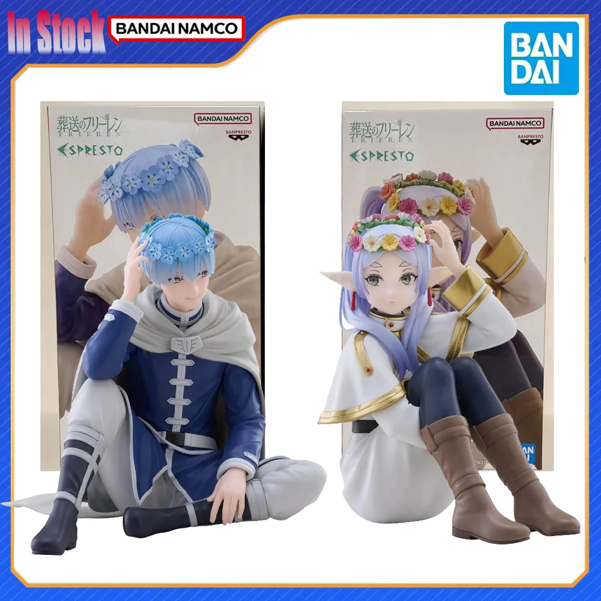 

Оригинальная фигурка Bandai Anime Funeral BANPRESTO Freeren Flower Crown-Freeren & Himmel, наборы моделей, подарок для мальчиков и девочек