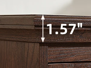 Walnut Large Sideboard Buffet Cabinet