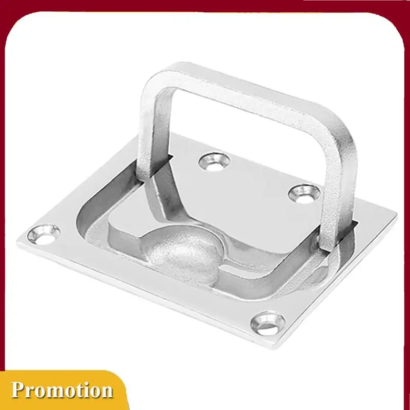

Hot!4PCS Stainless Steel 316 Flush Lift Handle Flush Hatch Lift Ring Hatch Pull Handle Locker Cabinet Boat Marine Hardware