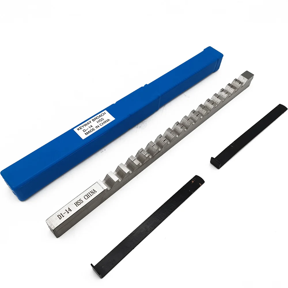 Brocha de tipo Keyway de 14mm D, herramientas de brochado de tamaño métrico para enrutador CNC, herramienta para metalurgia