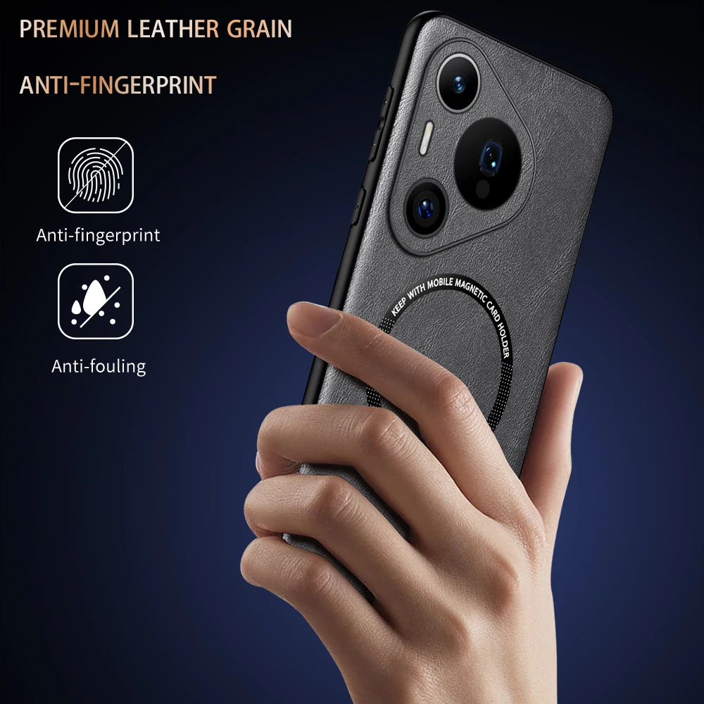 Custodia per HUAWEI P40 P50 P60 P70 Pro/Plus custodia in pelle per HUAWEI Pura 70 Cover Ultra Luxury