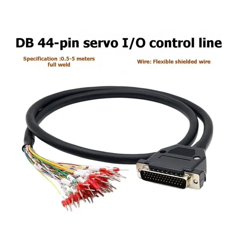 AB42-CN1 Control Cable 44 Pin DB Connector For IO Servo Connection Line Terminal For Panasonic Yaskawa Delta 1.5M