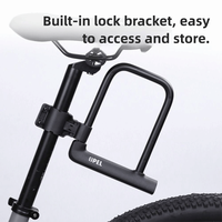 U-Shaped Design Bike Lock with 2 Keys Solid Steel Bicycle U- Shaped Lock Lightweight Mini Bicycle Lock Mountain Bikes