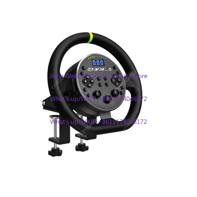 For CAMMUS C5 Direct Drive Base Driving Force Racing Gaming Steering Wheel and Pedals for PC