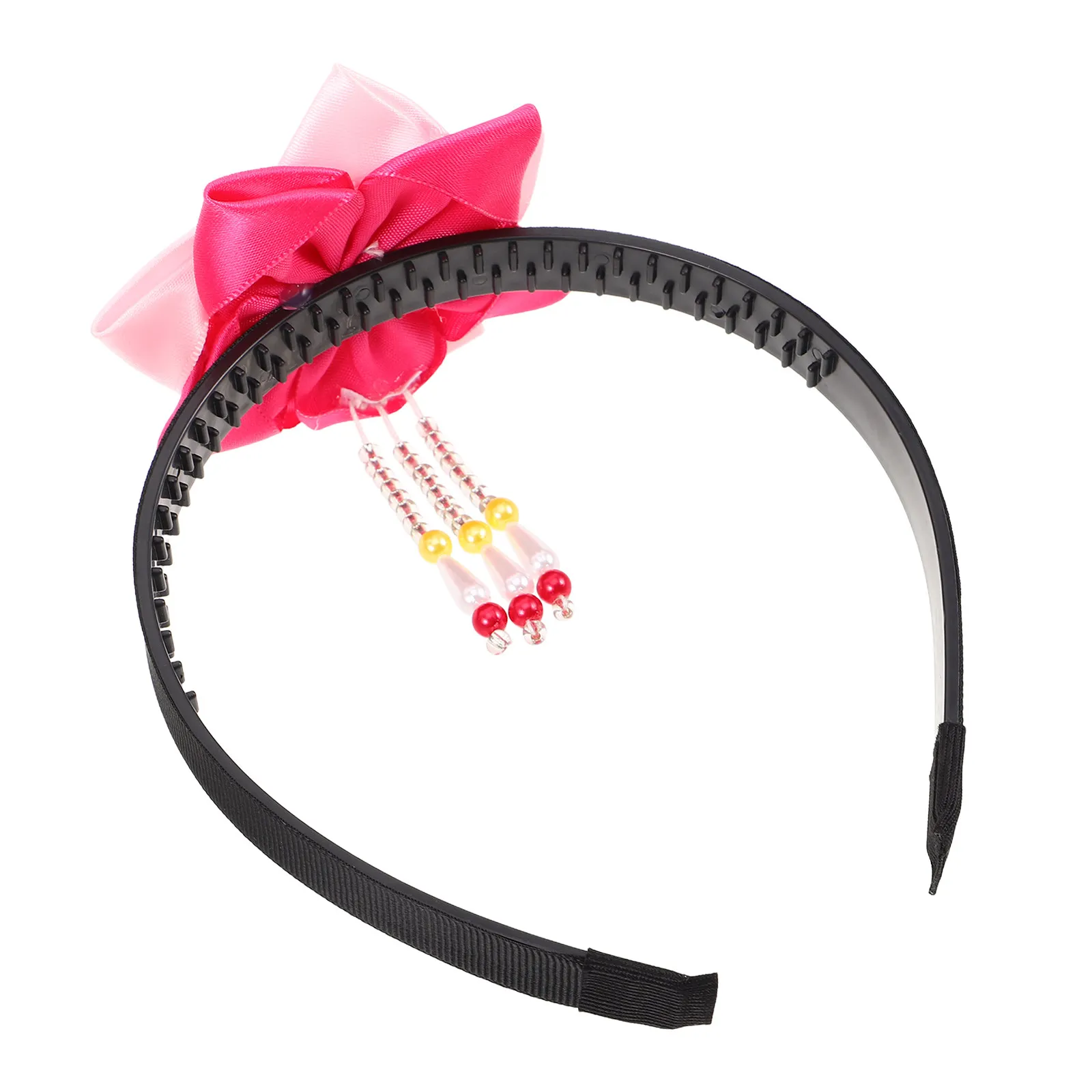 

Traditional Korean Hair Accessories Floral Tassel Headband Girls Festival Performance Hair Decoration Korean Jewelry