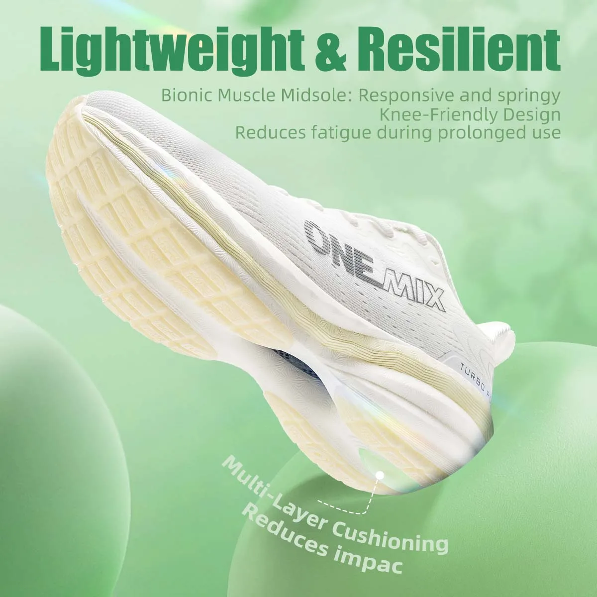 ONEMIX 2026 New Cushion Sneakers Running Shoes for Men mesh Breathable Walking Training Fitness Jogging Shoes Women Jump rope