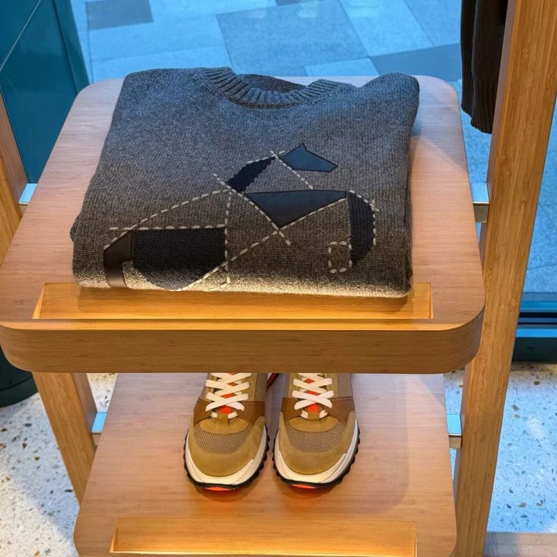 

Роскошный женский вязаный шерстяной свитер с вышивкой из овчины, ручная работа, плотная вышивка, повседневный, зимний, утепленный свитер