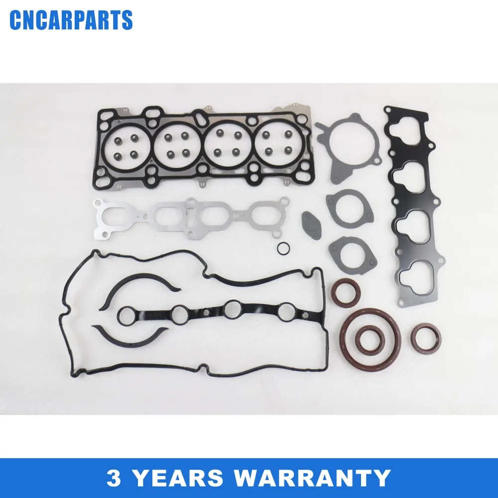 FULL HEAD OVERHAUL ENGINE GASKET SET/VRS FIT FOR FORD LASER BELT DRIVEN 16V DOHC,EFI, KN KQ,ZM MAZDA 323 ASTINA PROTEGE EFI