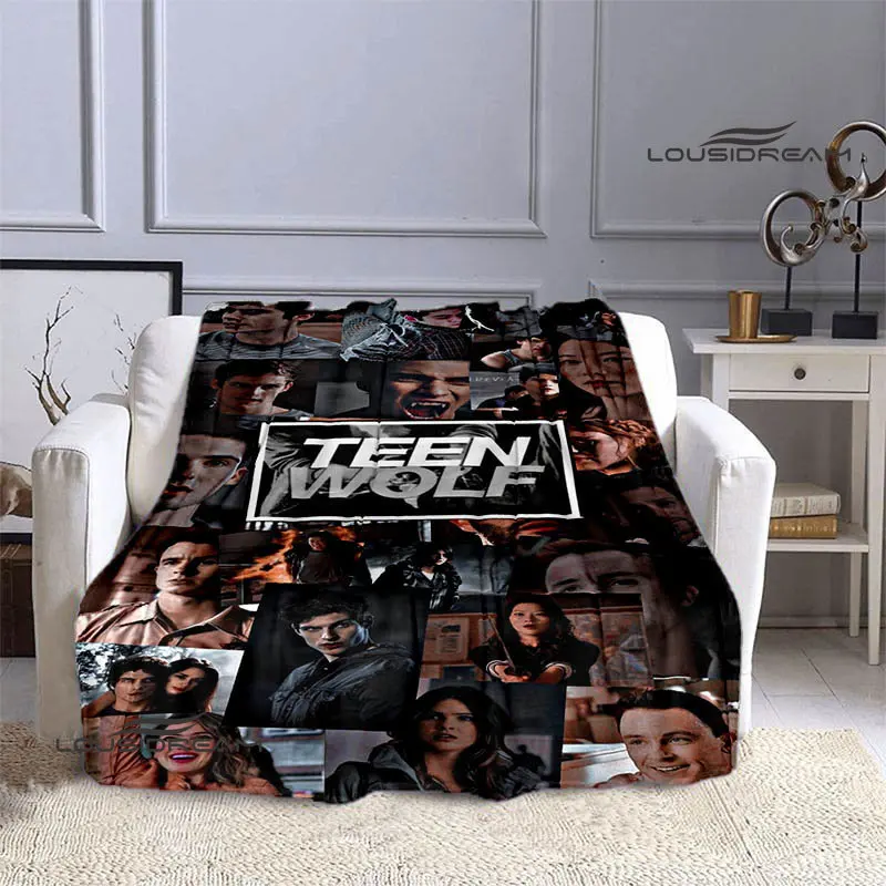 Movie Teen Wolf Printing blanket warm Flange blanket picnic blanket  Home travel blanket bed linings birthday present