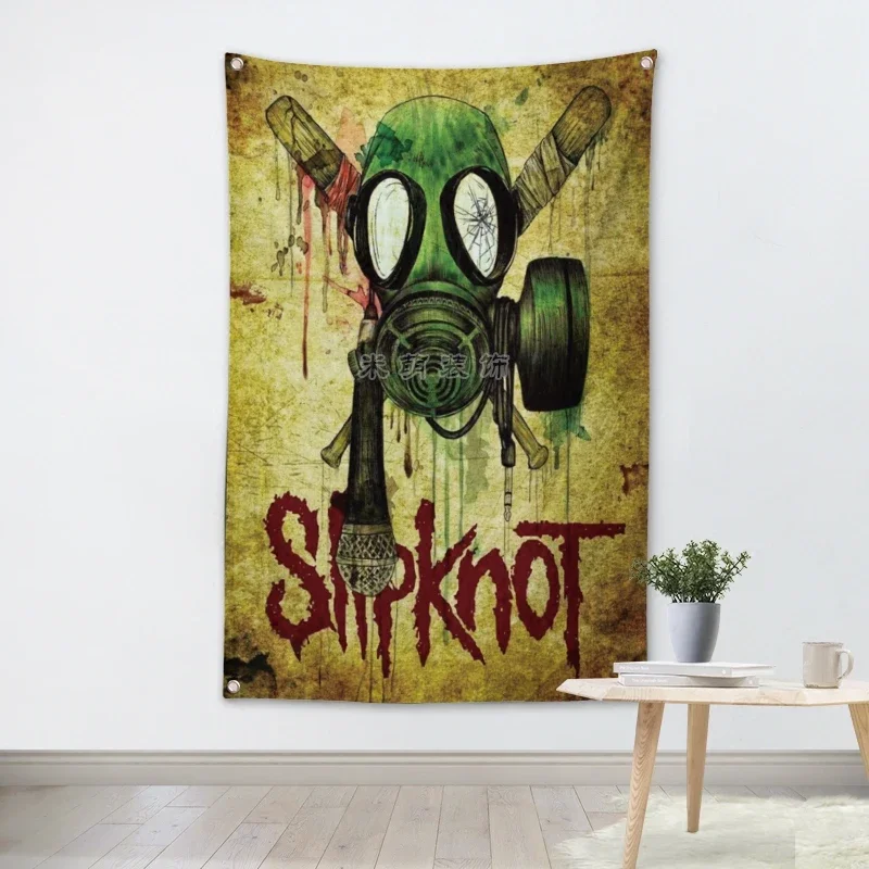 Hip Hop Reggae Canvas painting Rock Music Posters Retro Loft Cloth Art Flag Banner Wall Hanging Tapestry Bedroom Home Wall Decor