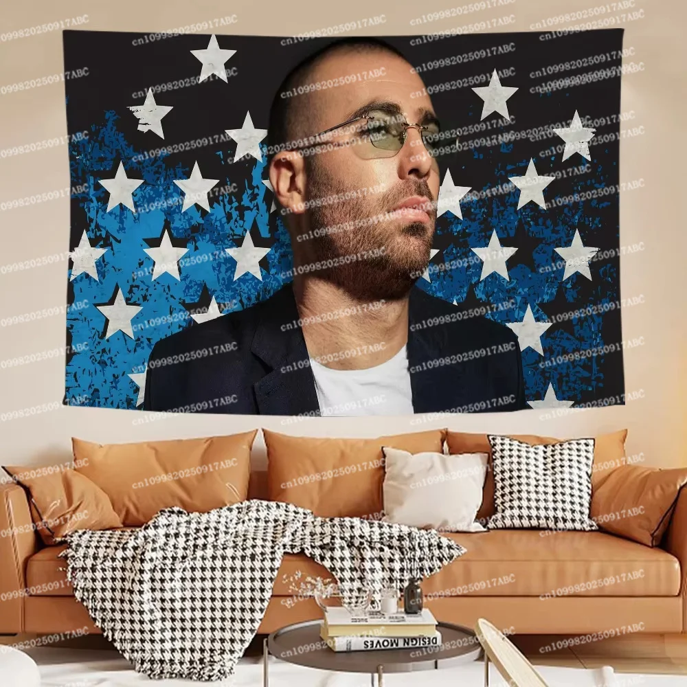ديكورات الولايات المتحدة الأمريكية الممثل عمر آدم العلم لتعليق الأعلام الزخرفية غرف نسيج المنزل ديكور المنزل أعلام ولافتات قماش ديكور #6