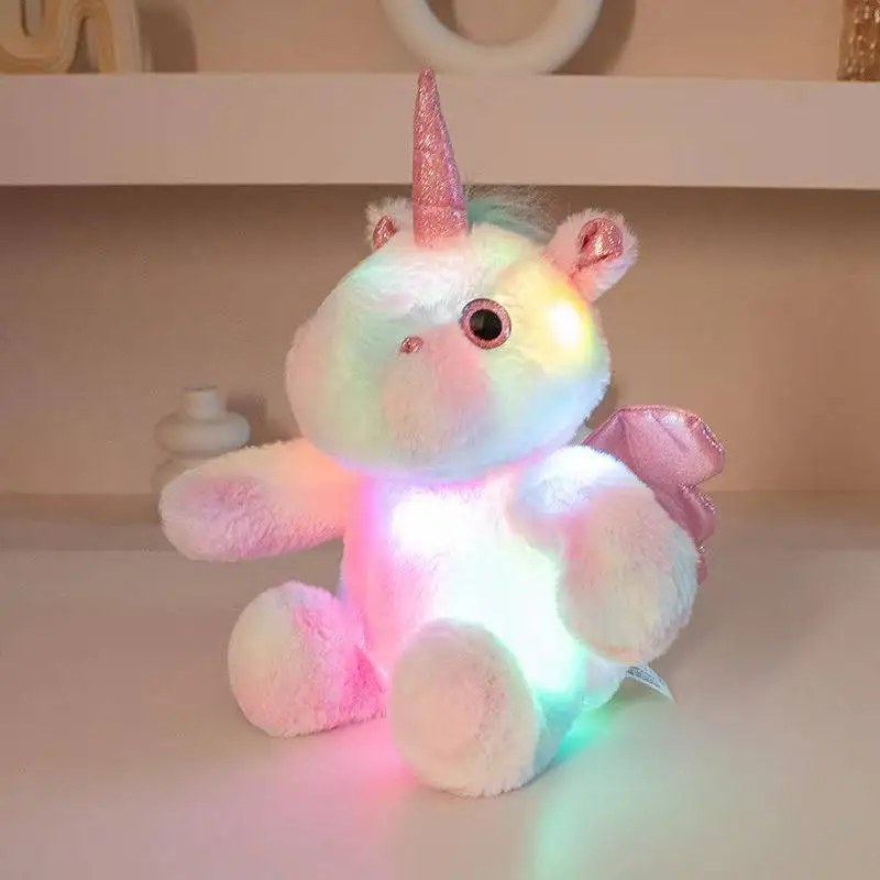 The Latest Luminous Unicorn Horse Kawaii Plush Toy Figurine Doll Cartoon Anime Cute Companion Sleeping Children Gift Doll 24 The Latest Luminous Unicorn Horse Kawaii Plush Toy Figurine Doll Cartoon Anime Cute Companion Sleeping Children Gift Doll