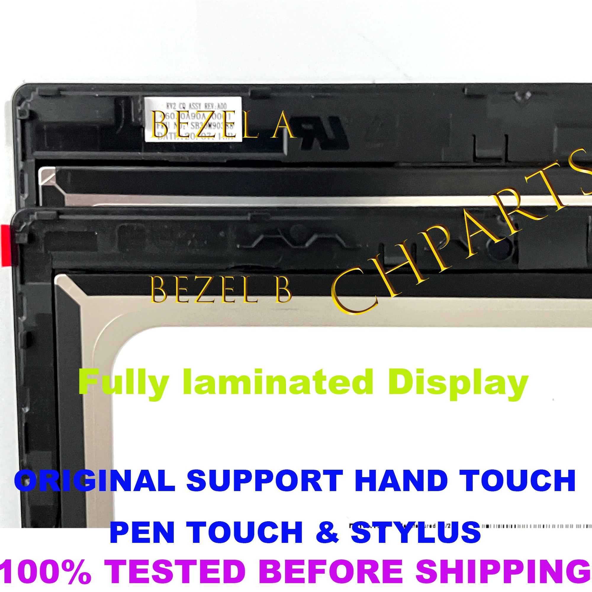 Imagem -06 - Fhd Wqhd 2560x1440 Substituição para Lenovo x1 Yoga 2nd Gen Lcd Tela de Toque Digitador Assembléia Moldura 01lv978 01ay913 01ax897 14