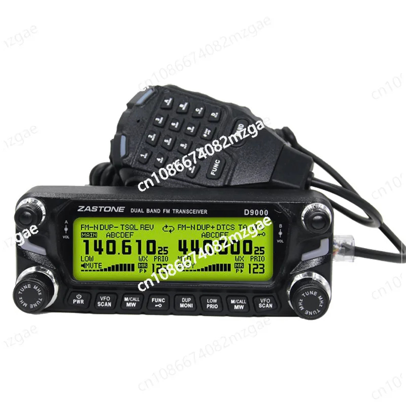 HF Ham Two Way Transceiver, D9000, 50W, UHF, VHF, 136-174,400-520MHz Zastone-Car Radio Station Walkie Talkie