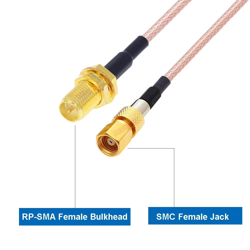 Bevotop sma zu smc rg316 kabel sma smc männlich/weiblich stecker rf koaxia RG-316 pigtail 50 ohm verlust armes verlängerung kabel
