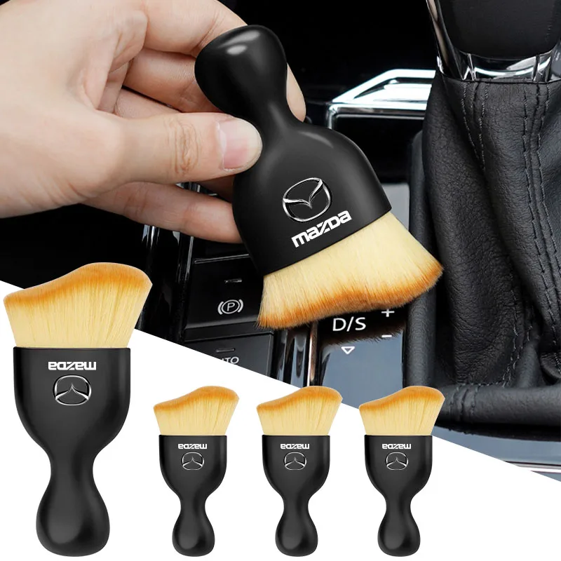 Image of Auto-Klimaanlagen-Reinigungsbürste, Lüftungsschlitz-Staubentfernungsbürsten für Mazda RX8 CX5 CX7 CX9 MX3 MX5 3 4 Ventilschaften