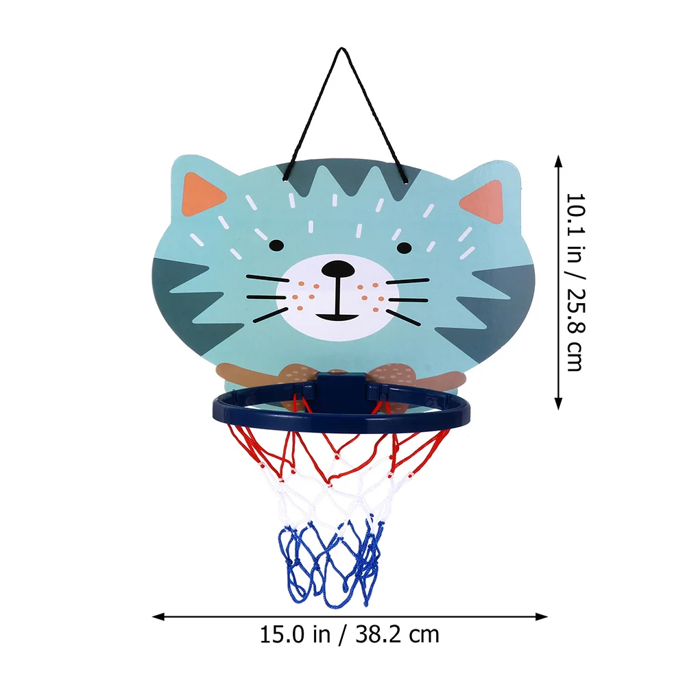 1 ensemble cadre de basket-ball Mini support de basket-ball suspendu dessin animé jeu de sport d'intérieur jouet Coordination œil-main chambre d'enfants maison