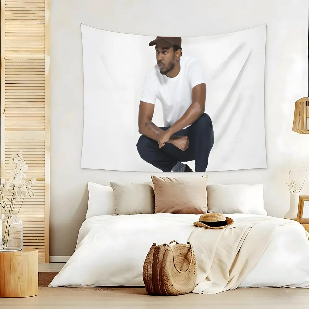 Hiphop Rapper Jay Rock Tapestry Aesthetic Room Decor Lightweight Durable Wall Art with Fine Workmanship