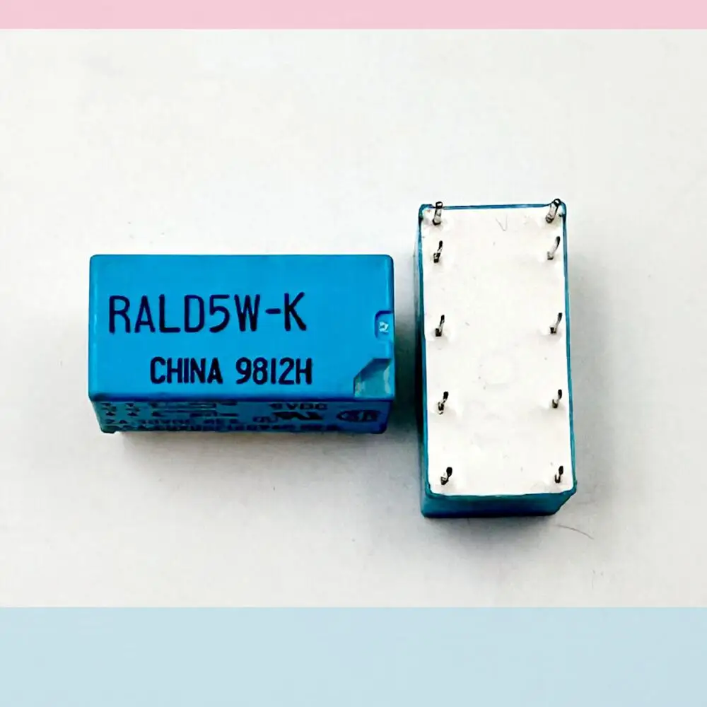 Original New 100% double coil magnetic holding relay 5VDC 10pin 2A double coil magnetic holding relay 5VDC 1 two open two closed