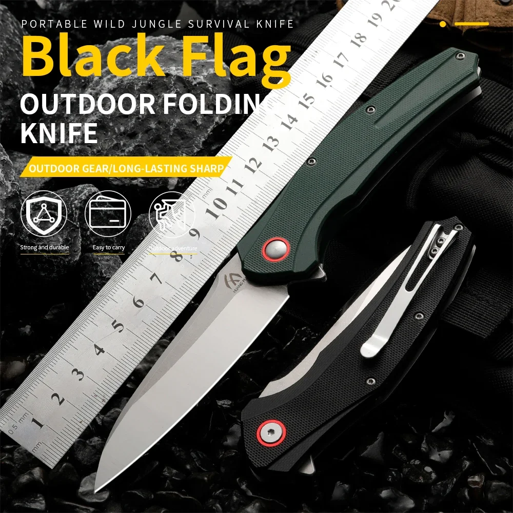 High quality multifunctional folding knife - survival knife for outdoor camping, hunting, and emergency situations, men's gift