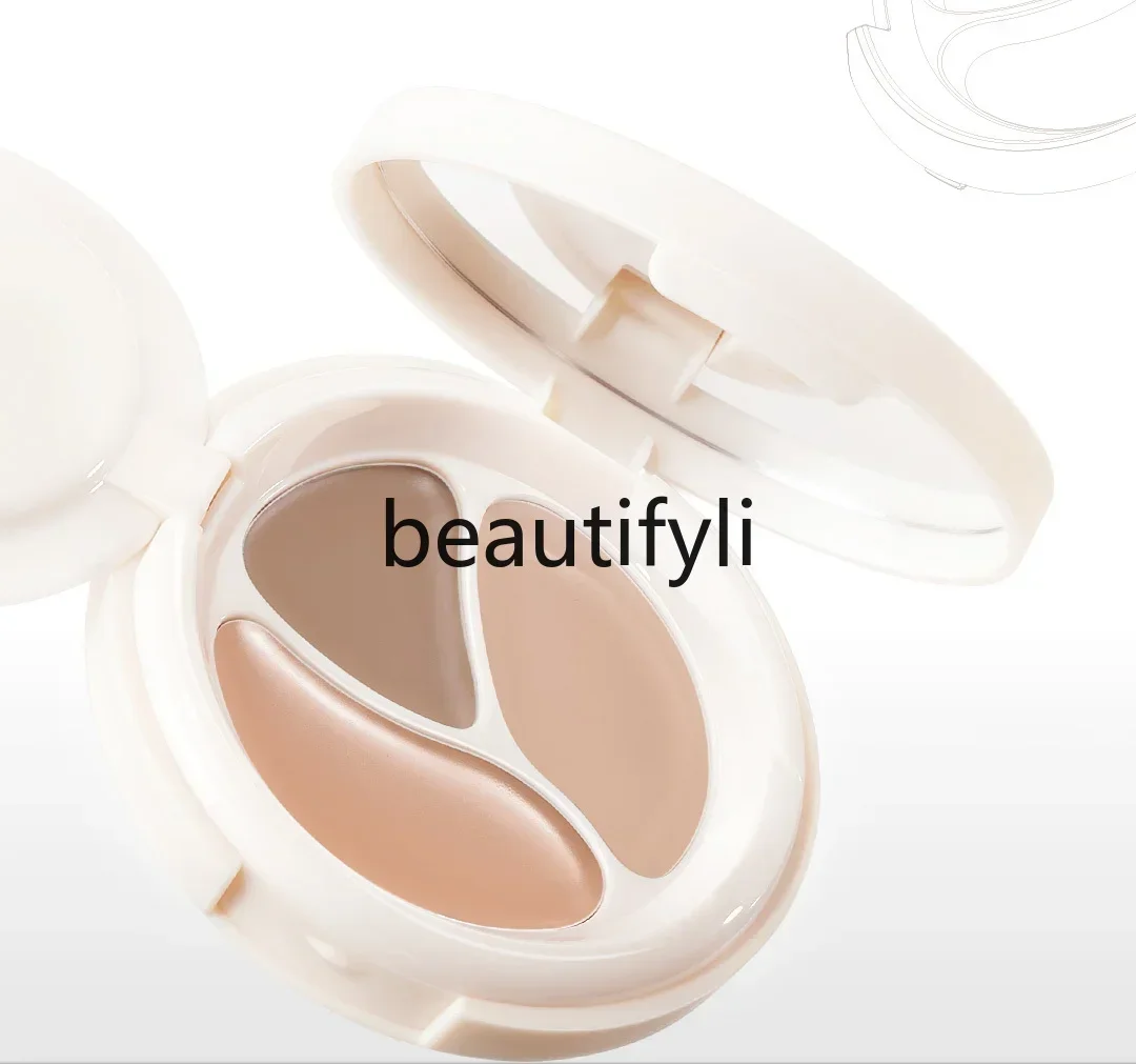 

Three-effect air cushion concealer, moisturizing, covering blemishes, dark circles, brightening depressions